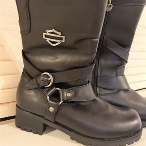 Harley-Davidson Women's Black Moto Boots